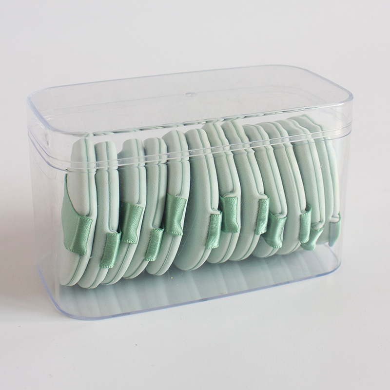 1 caja de 12 piezas - forma de lágrima verde frijol