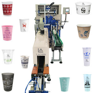 Tube d'imprimante jetable d'écran de tasse de carton 1 petite machine d'impression d'écran en soie de <span class=keywords><strong>transfert</strong></span> de maille de logo de couleur - Product Image 1