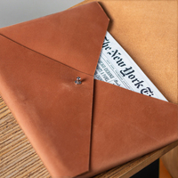 Porte-documents A4 en cuir véritable Portefeuille Organisateur de documents Document Paper Case Office A4 Paper Folder Paper File Organizer