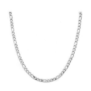 Collar de Cadena Figaro de Acero Inoxidable con Diseño Geométrico en Relación 3:1 para Uso Diario y Accesorio para Fiestas - Product Image 4