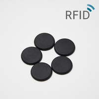 Vente chaude Étiquette RFID rigide industrielle résistante à la chaleur pour lavage, couture, PPS, UHF, pour étiquettes de lavage, U-code 9 U9, diamètres 20mm 22mm 24mm