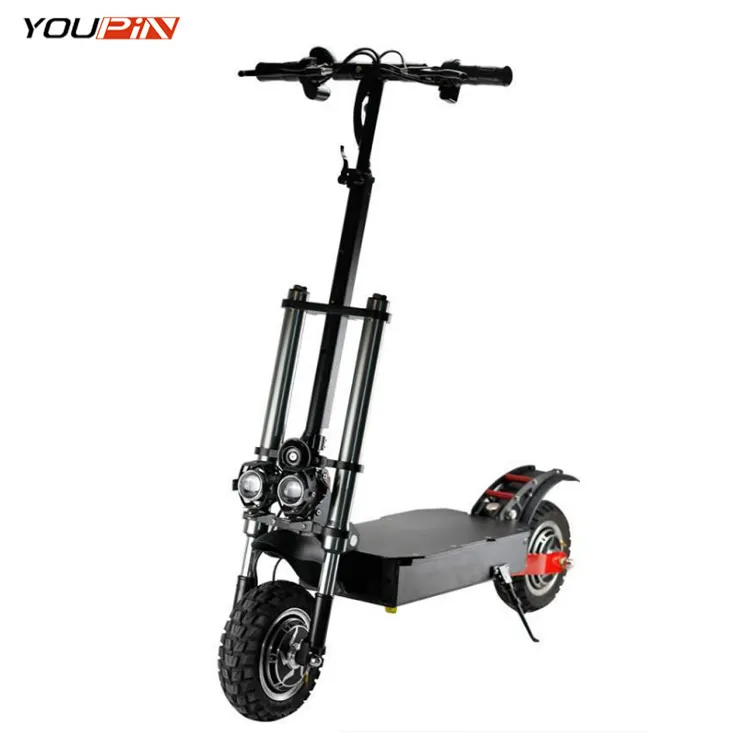 High Power Electric Scooter 6000W Dual Motor 60V 20AH Folding Adult 11'' Fast Speed Off Road E Scooters for Adult