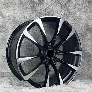 Jante de sport monobloc de roue forgée en alliage d'aluminium noir face à la machine adaptée aux jantes de voiture <span class=keywords><strong>Volvo</strong></span> Lexus <span class=keywords><strong>RX</strong></span> ES LS LX NX UX LM LC GS - Product Image 2