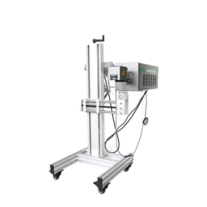 Lắp ráp dây chuyền sản xuất chai nhựa Thời hạn sử dụng máy in đánh dấu trực tuyến CO2 bay khắc laser đánh dấu máy - Product Image 1