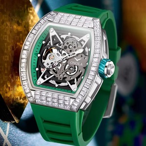 จัดส่งสินค้าใหม่นาฬิกากลไกสำหรับบุรุษหรูหรามีโลโก้ลูกค้า3838F ต่ำ - Product Image 2