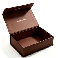 Boîte à parfum magnétique de luxe personnalisée avec insert en éponge, emballage cadeau pliable en carton ondulé écologique pour cosmétiques et soins de la peau