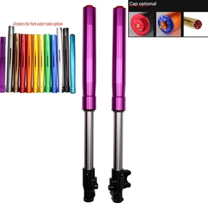 Shangxia thương hiệu tùy chỉnh thủy lực nâng cấp 45/48mm 630mm 680mm duy nhất có thể điều chỉnh dao cạo bụi bẩn xe đạp phía trước ngã ba cho dao cạo MX500 - Product Image 1