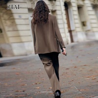 Blazer oversize pour femme, mode printemps-automne, costume de pantalon pour femme, blazer pour femme, robe de costume