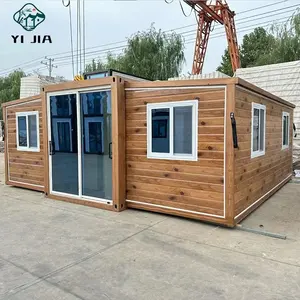 Ready Made Shipping Prefab Expandable Light Steel Folding Prefabricated Home Villa 5 Bedroom Modified Shipping Container House