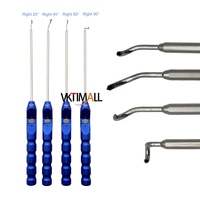 Crochets de suture en acier inoxydable avec roulettes, passe-fils, instruments d'arthroscopie pour la réparation des labrum