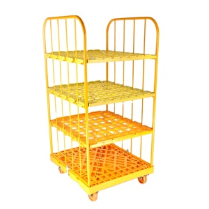 dry roll square container 1200x800 roll container plastic large rolling moving steel container