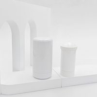 Contenant vide pour baume déodorant, bâtonnet solide rond, 30g 50g, coque extérieure réutilisable, recharge interne remplaçable