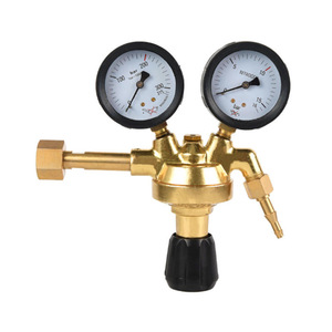Régulateur de pression d'azote tout en cuivre W21.8, régulateur de gaz industriel haute pression pour utilisation avec N2 et oxygène - Product Image 3