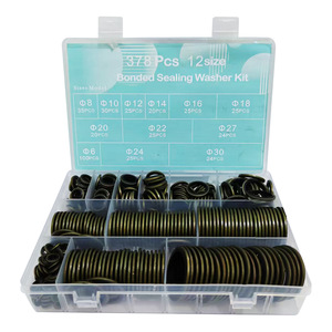 ชุดปะเก็นกันรั่วโลหะยี่ห้อ Huafeng 378 ชิ้น ขนาด M6-M30 สำหรับซ่อมไฮดรอลิกยานยนต์ - Product Image 2