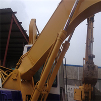Excavatrice sur chenilles Komatsu PC200-5 d'occasion, 20T, hydraulique, avec pompe et moteur, modèle 2014
