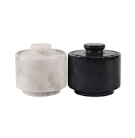 Marbre Butter Keeper Container pot avec accessoire de vaisselle de restaurant Plats à beurre avec couvercles Bonne qualité