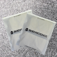 Emballage écologique biodégradable Sac en plastique à fermeture éclair avec logo personnalisé Emballage recyclable Sac en tissu à fermeture éclair pour chemise