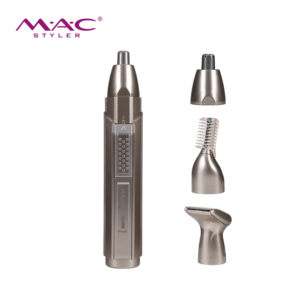 Tondeuse MAC Styler 3-en-1 portable rechargeable en acier inoxydable pour nez, oreilles et <span class=keywords><strong>sourcils</strong></span>, tête lavable, toilettage masculin doux, usage domestique - Product Image 6