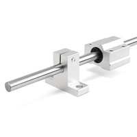 Tige de piston hydraulique creuse en acier au carbone, chromée, arbre optique linéaire flexible creux 16 20 25 30 35 40 50mm