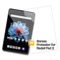 Pelindung Layar Anti Gores Kaca Tempered 9H untuk Redmi Pad 2 SE untuk POCO Pad C1 Film Pelindung HD Jernih