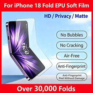 Protector de Pantalla Plegable <span class=keywords><strong>para</strong></span> iPhone 18 Fold, Líquido Nano EPU Suave, Transparente, Autoregenerable y Antiarañazos - Product Image 4