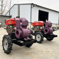 Pompe d'irrigation agricole à grand débit diesel 12hp 15hp 35hp