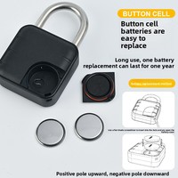 Cadenas intelligent Tuya antivol, étanche IP67, en alliage de zinc, avec empreinte digitale biométrique, clavier à code, entrée sans clé, serrure numérique