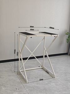 調節可能なヘビーデューティ金属台座モダンリビングルーム洗濯洗濯機乾燥機ユニバーサルフィット700lbsミニ冷蔵庫スペースセービングホーム - Product Image 6