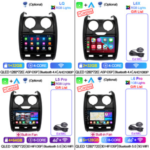 Reproductor de Auto LEHX Portátil 2 Din con Android 12 para Renault Duster 2015-2020 LADA Largus <span class=keywords><strong>2021</strong></span>, Pantalla QLED/OLED, GPS, Estéreo - Product Image 4