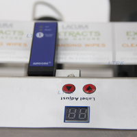 Machine d'étiquetage semi-automatique pour bouteilles rondes LT-50S, petit étiqueteur pour bouteilles alimentaires, applicateur d'étiquettes en acier inoxydable