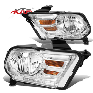 Phare avant de voiture pour <span class=keywords><strong>Ford</strong></span> <span class=keywords><strong>Mustang</strong></span> 2010-2014, ensemble de phares DRL, FO2503276 FO2503281, systèmes d'éclairage automobile, vente en gros OEM ODM - Product Image 1