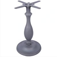 Pied de table en fonte en forme de gourde, décoratif, à pilier unique, pour restaurant, bistrot, café, table à manger