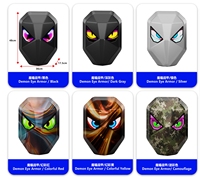 Smart Led Lights Devil Eyes Sac à dos étanche Digital Led Devil's Eyes Sac à dos de moto