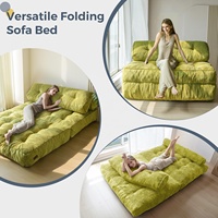 Nouveau Canapé-Lit en Velours Côtelé à Compression Tendance en Boîte, Meilleure Vente, Top 10 Idées Produits 2025, Nouvelles Arrivées, Canapé-Lit King Size et Double