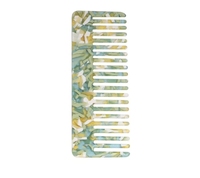 Peigne en acétate de cellulose recyclable de haute qualité, couleur écaille de tortue classique, pour un usage domestique, peigne de couleur pour lisser les cheveux