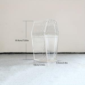 Caja de exhibición de escritorio de Alimentación de <span class=keywords><strong>Mascotas</strong></span> de escalada de acrílico transparente <span class=keywords><strong>mascotas</strong></span> caja de insecto de araña magnética fuerte con agujeros de ventilación - Product Image 2