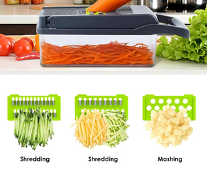 Adjustable <b>Vegetable</b> Cutter Onion <b>Chopper</b> Mandolin Slicer Pro 10 in 1professional Food <b>Chopper</b> Multifunctional <b>Vegetable</b> <b>Chopper</b> - Product Image 4