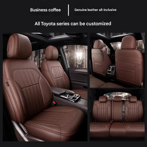 Coprisedili Auto in Pelle Universali Personalizzati OEM, Resistenti alle Macchie, Copertura Completa per Quattro Stagioni, per 5 Posti - Product Image 3