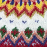 AiNear Vente en gros de logo personnalisé Oem & Odm Winter Unique Long Sleeve CrewNeck Fair Isle Handmade Women Mohair Knitted Sweater
