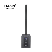 Sistema de Altavoces PA Profesional Activo DASN MAX8 de 4000 W con Subwoofer de 15 Pulgadas para Fiestas de DJ, Escenarios, Interiores, Exteriores e Iglesias