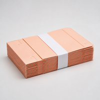 Boîte magnétique rigide en papier nacré rose avec couvercle rabattable, emballage cadeau pliable, taille personnalisée, vente en gros, livraison directe d'usine
