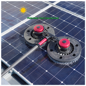Pole Robot System Panel High Photovoltaic Washer De Clean Lavage Fibre Paneles Related Roller Brosses de nettoyage solaires - Product Image 3