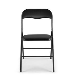 <span class=keywords><strong>6</strong></span> Pack Léger mais durable en acier cadre En Plastique Chaises Pliantes De Mariage Banquet Premium Seat Partie Événement <span class=keywords><strong>Chaise</strong></span> Noir - Product Image 4