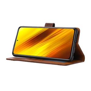 Pabrik Grosir Berdiri Lihat Premium PU Kulit Flip Kasus untuk Xiaomi <span class=keywords><strong>Poco</strong></span> <span class=keywords><strong>X3</strong></span> Pro - Product Image 5