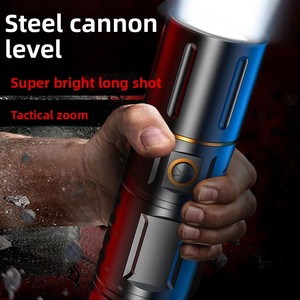 Lampe torche zoomable haute luminosité, longue portée plus de 500 m, étanche, LED, pour <span class=keywords><strong>le</strong></span> camping, les activités de plein air et les situations d'urgence - Product Image 4