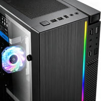 Boîtier PC Micro ATX en maille de haute qualité avec façade en acier SPCC, compatible avec les alimentations ATX, idéal pour le gaming et le bureau, châssis personnalisé, accessoires informatiques