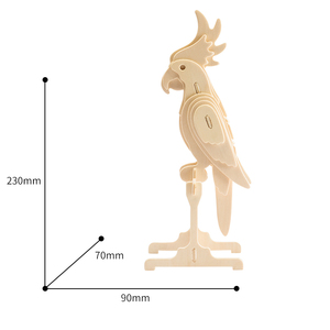 Robotime Gỗ Thủ Công Mỹ Nghệ Tự Làm Lắp Ráp Thông Minh Trẻ Em Đồ Chơi 3D Bằng Gỗ <span class=keywords><strong>Parrot</strong></span> Câu Đố - Product Image 6