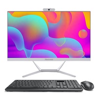 PC de escritorio todo en uno UPS AIO de marca OEM con gráficos HD de 1920*1080P Función táctil de panel TN de doble núcleo para juegos de negocios de oficina