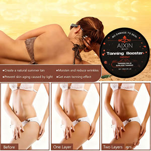 كريم تسمير البشرة السريع بعلامة تجارية خاصة، كريم تسمير مكثف بجوز الهند، جل زبدة للتسمير - Product Image 1