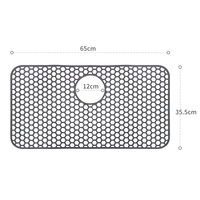 Tapis de protection d'évier en silicone imperméable, isolant, carré, pour la maison, la cuisine, multi-usages, multifonctionnel